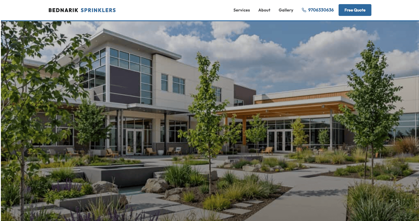 Bednarik Sprinklers website